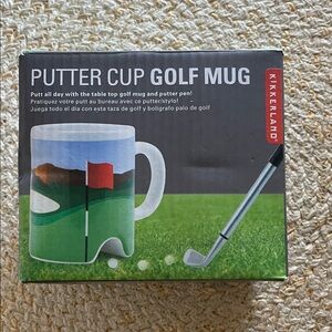 Kikkerland Golf Mug with Putter and Ball - New in Box